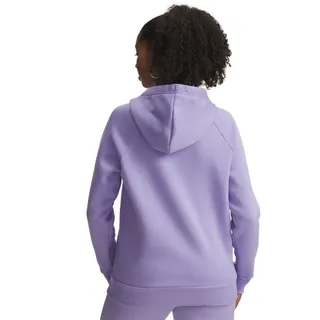Photo of Under Armour Women's UA Rival Fleece Purple Hoodie Loose Fit MSRP $55 | Size XS