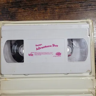 Photo of Barney - Barney's Adventure Bus VHS 1997 White Tape. (Acceptable)