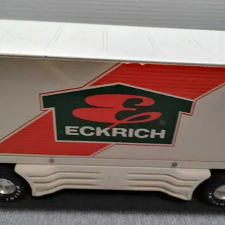 Photo of Vintage Nylint Eckrich Semi Truck Trailer Toy With Box Missing Stack