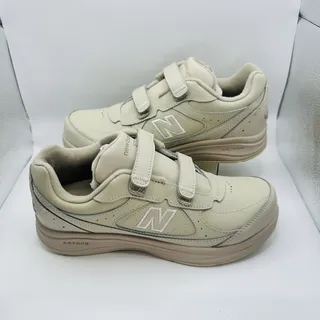 Photo of New Balance 577 WW577VB Beige Leather Casual Shoes Sneakers 7.5M / 9W