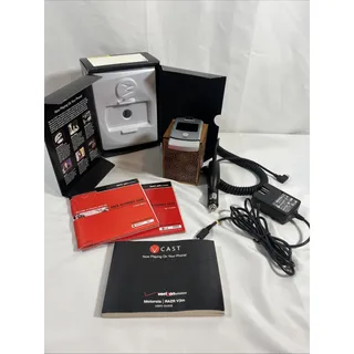 Photo of Motorola Razr V3m Verizon Silver Vintage Flip Phone - EVERYTHING in BOX!