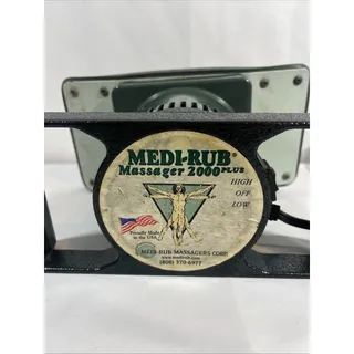 Photo of Medi-Rub Massager 2000 Plus 2 Speed Massage Therapy Made in USA Green