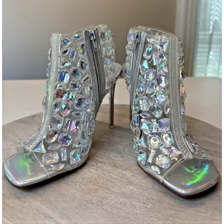Photo of Steven Madden Rhinestone Heels Size 6