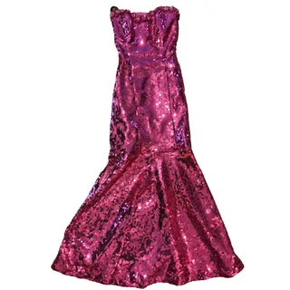 Photo of Vintage Sequin Strapless Prom Dress XXS