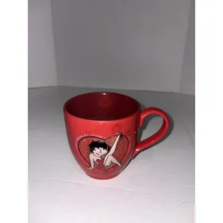 Photo of Betty Boop - Red Mug - Universal Studios - 2006 - Vintage Collectible Large Cup