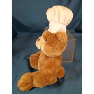 Photo of Vintage Art's Toy Chef Teddy Bear Plush Brown 12"