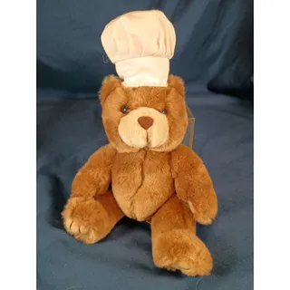 Photo of Vintage Art's Toy Chef Teddy Bear Plush Brown 12"