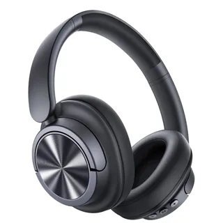 Photo of H1 Bluetooth Active Noise Cancelling Over-Ear Headphones Black Foldable Mic
