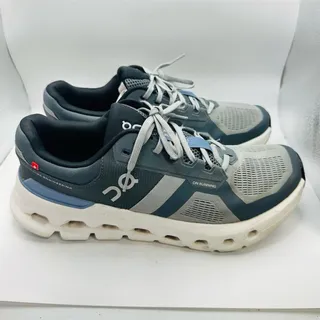Photo of On Cloudrunner 2 Alloy Chambray Sneakers 3ME10143194 | Men's Size 9 US | EUC