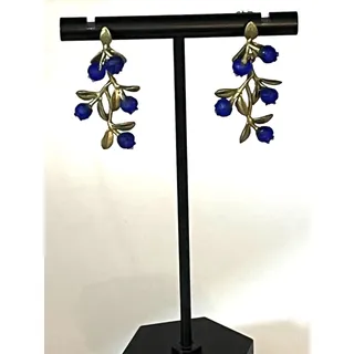 Photo of Michael Michaud Petite Blueberry Dangle Post Earrings