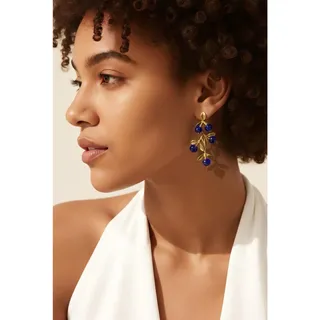 Photo of Michael Michaud Petite Blueberry Dangle Post Earrings