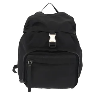 Photo of Prada Nylon Backpack Black