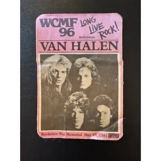 Photo of Backstage Pass: Van Halen Rochester NY War Memorial 05/18/1981