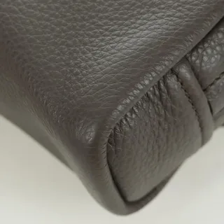 Photo of Prada Leather Vitterodino Shoulder Bag Gray