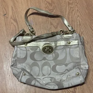 Photo of Elegant Gold and Cream Designer Women's Bag