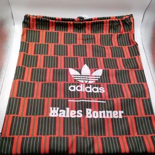 Photo of Adidas Wales Bonner Drawstring Bag Black White