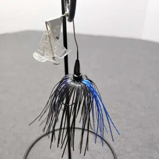 Photo of Berkley Bass Fishing Jig Lure Spinner Blade Blue Black 38790 New Without Tags