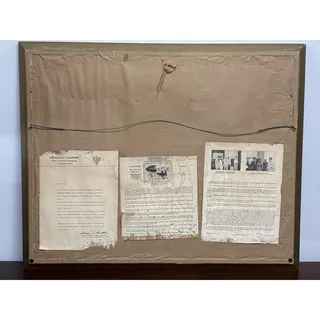 Photo of C. Don Ensor "Sincerely Yours" Vintage Framed Art Print
