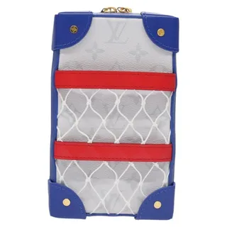 Photo of Louis Vuitton Lvxnba Taigarama Soft Trunk Phone Box Bag White