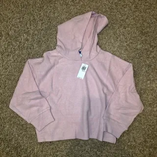 Photo of Old Navy Kids Cozeplush Pullover Hoodie fairytale rose pink sz XS (5)