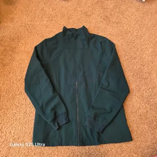 Photo of Mandala sea green zip up jacket sz Med
