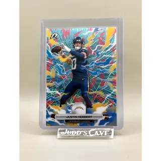 Photo of π¨ 2025 Topps Sky Blue & Pink Shock Justin Herbert #54 Los Angeles Chargers π