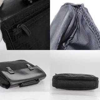 Photo of Fendi Zucchino Business Bag Black