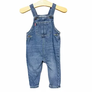 Photo of Levi’s baby denim overalls 12 months 100% cotton unisex one piece pumpkin patch
