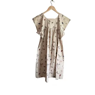 Photo of Handmade cottagecore ruffle sleeve dress house dress lounge gown one size comfy