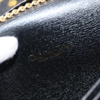 Photo of Dior Leather Chain Shoulder Bag Black