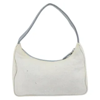 Photo of Prada Canvas Sports Handbag Gray