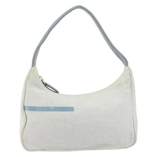 Photo of Prada Canvas Sports Handbag Gray