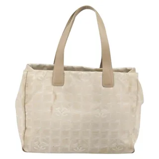 Photo of Chanel Nylon New Travel Line Tote Bag Beige