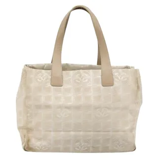 Photo of Chanel Nylon New Travel Line Tote Bag Beige