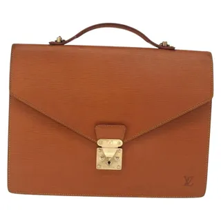 Photo of Louis Vuitton Epi Porte Documents Bandouliere Zipangu Gold Briefcase