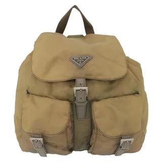 Photo of Prada Nylon Backpack Beige