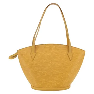 Photo of Louis Vuitton Epi Saint Jacques Shopping Shoulder Bag Yellow
