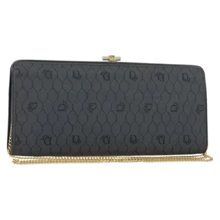 Photo of Dior Honeycomb Canvas Chain Shoulder Bag Black