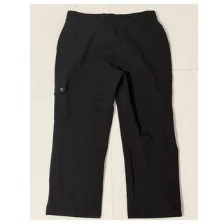 Photo of Susan Graver Weekend Regular Stretch Pull-on Crop Pant, Black, Size M