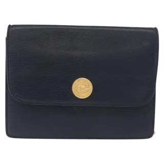 Photo of Celine Medallion Chain Shoulder Bag Black
