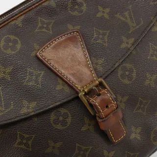 Photo of Louis Vuitton Monogram Jeune Fille GM Shoulder Bag Brown