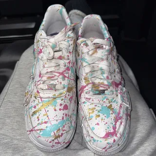 Photo of Sz 9.5 - Cactus Plant Flea Market x Nike Air Force 1 Prem 2024 Low White Custom