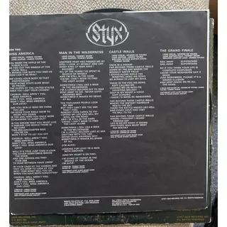 Photo of Styx – The Grand Illusion LP 1977 A&M RCA w/ Inner Sleeve VG/VG+