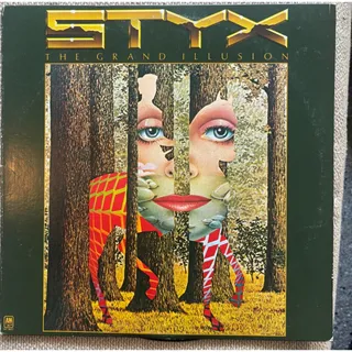 Photo of Styx – The Grand Illusion LP 1977 A&M RCA w/ Inner Sleeve VG/VG+