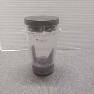 Photo of Ninja Power Nutri Bowl Replacement Part Blender Cup Lid Attachment 24oz Gray