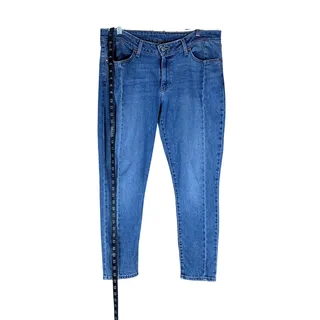 Photo of Levi’s High Rise Skinny Jeans Women’s 32 Blue Front Seam Stretch Denim Casual