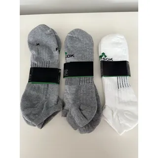 Photo of Fitsok CF2 Cushion Quarter Socks Size Large (10-12). 3 Pair.