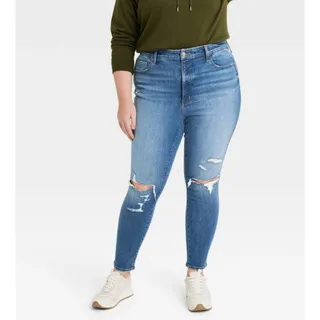 Photo of Women's High-Rise Skinny Jeans - Universal Thread Medium Wash 22
