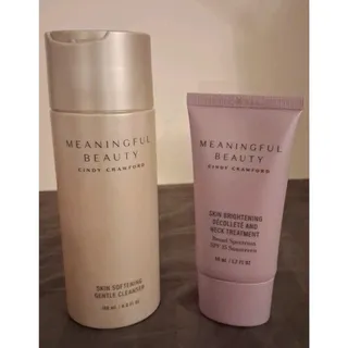 Photo of Meaningful Beauty Cindy Crawford Cleanser & Skin Brightening Neck Treatment Set