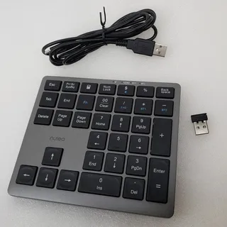 Photo of Nulea TK403 Wireless Number Pad / Numeric Keypad (Black n Silver)